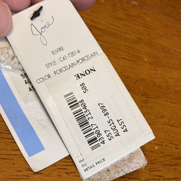 Joie Womens Size Medium Elvire Porcelain Beaded White Camisole 100% Silk NWT - Picture 12 of 15